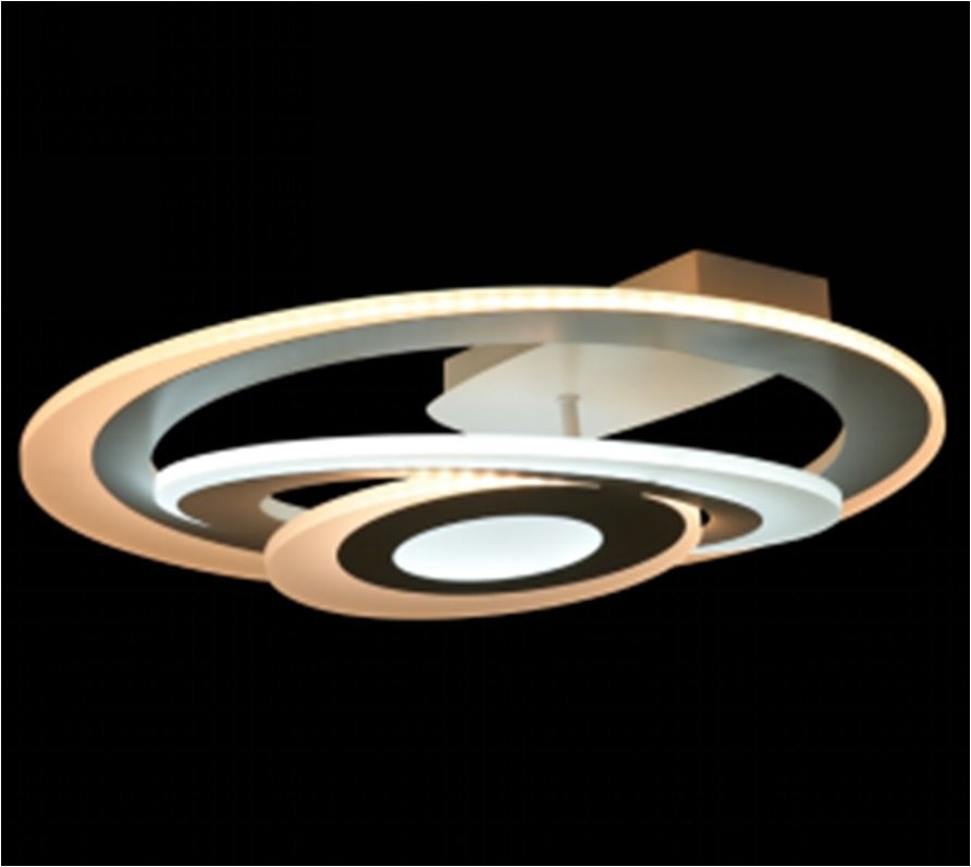 Lubinis LED šviestuvas BALTIK GAISMA, 125 W, 3000-6000 K, max 8750 lm, ø52 cm, su pultu