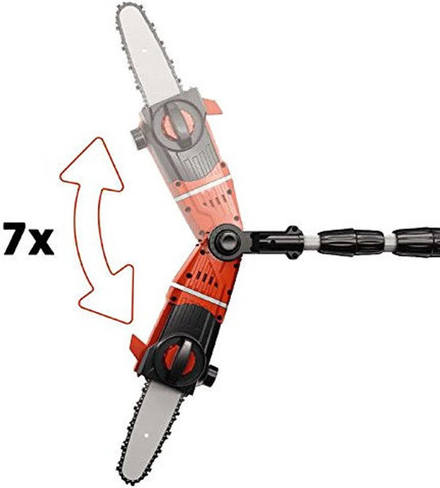 Akumuliatorinis grandininis genėjimo pjūklas EINHELL GE-LC 18 Li T-Solo, 18 V, 20 cm, be akumuliat. - 3