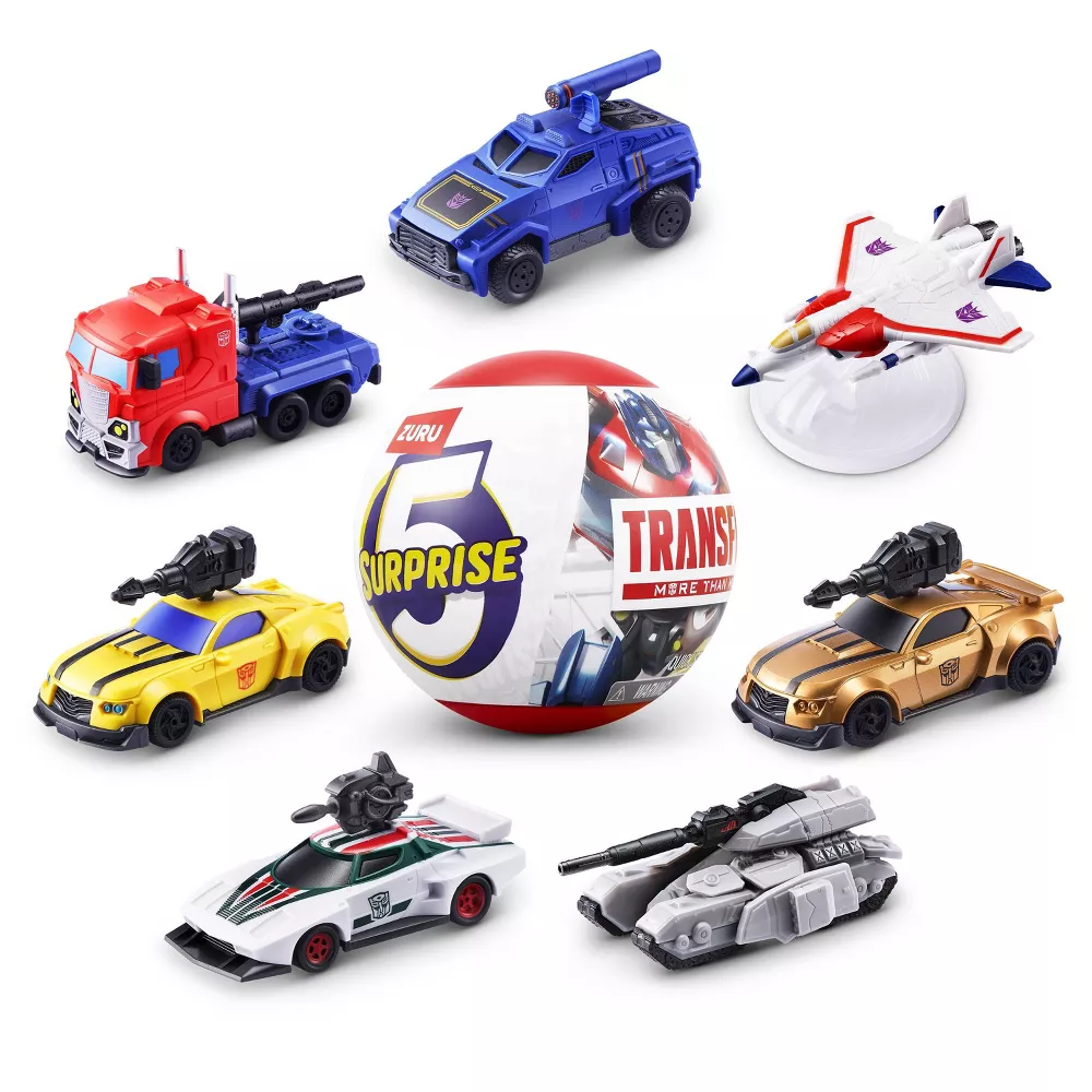 Žaislinių figurėlių rinkinys  5 SURPRISE Transformers, įvairių dizainų - 3