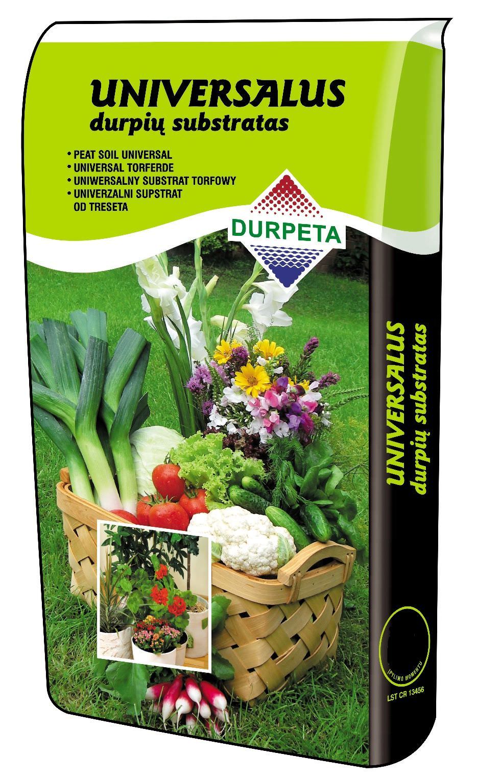Universalus durpių substratas DURPETA, 20 l-0