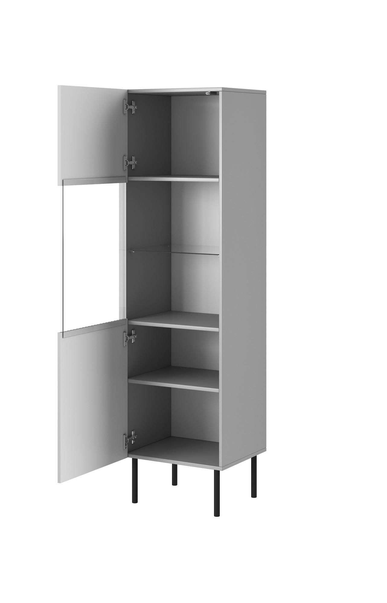 Vitrina ASENSIO KM-1, pilka - 3