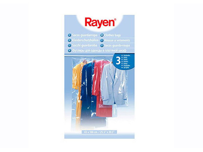 Lot De 16 Housses à Vêtements Transparentes Avec Zip - Tailles 60x80/100/120 Cm - Anti-poussière, Imperméables