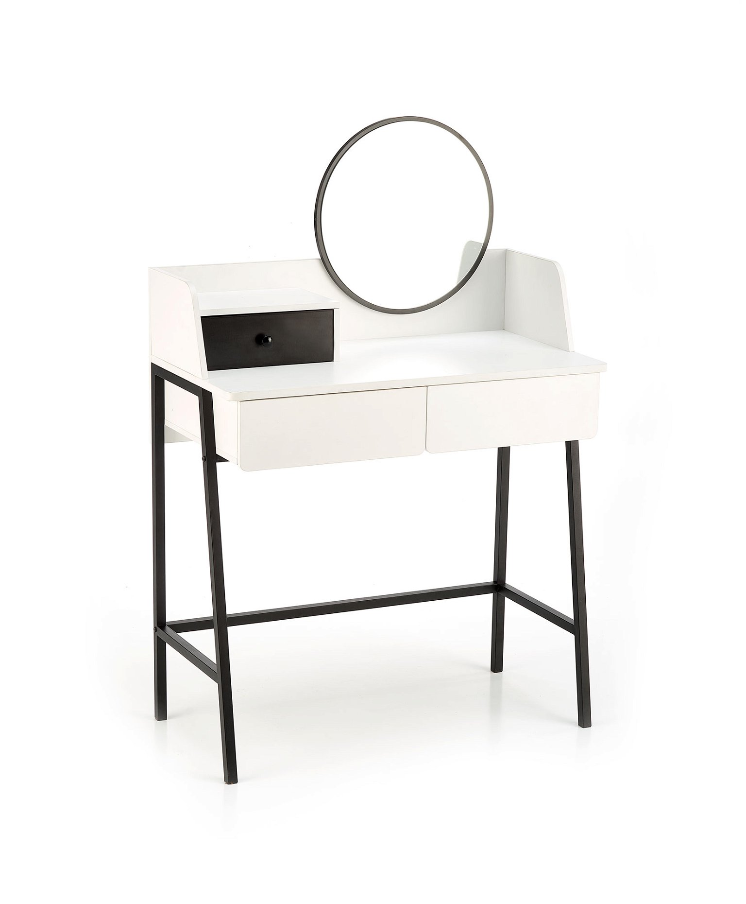 Kosmetinis staliukas su veidrodžiu AGNES, baltas - 8