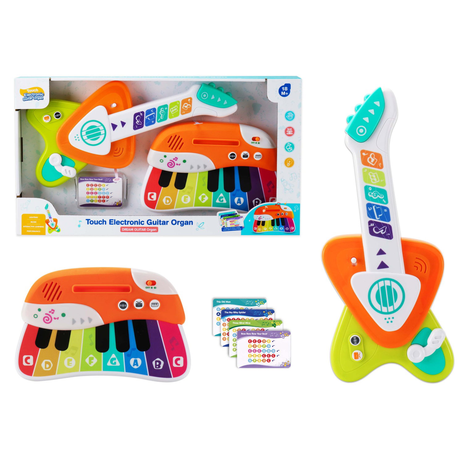 Žaislinis lavinamasis muzikinis rinkinys su garsais ir šviesomis-0