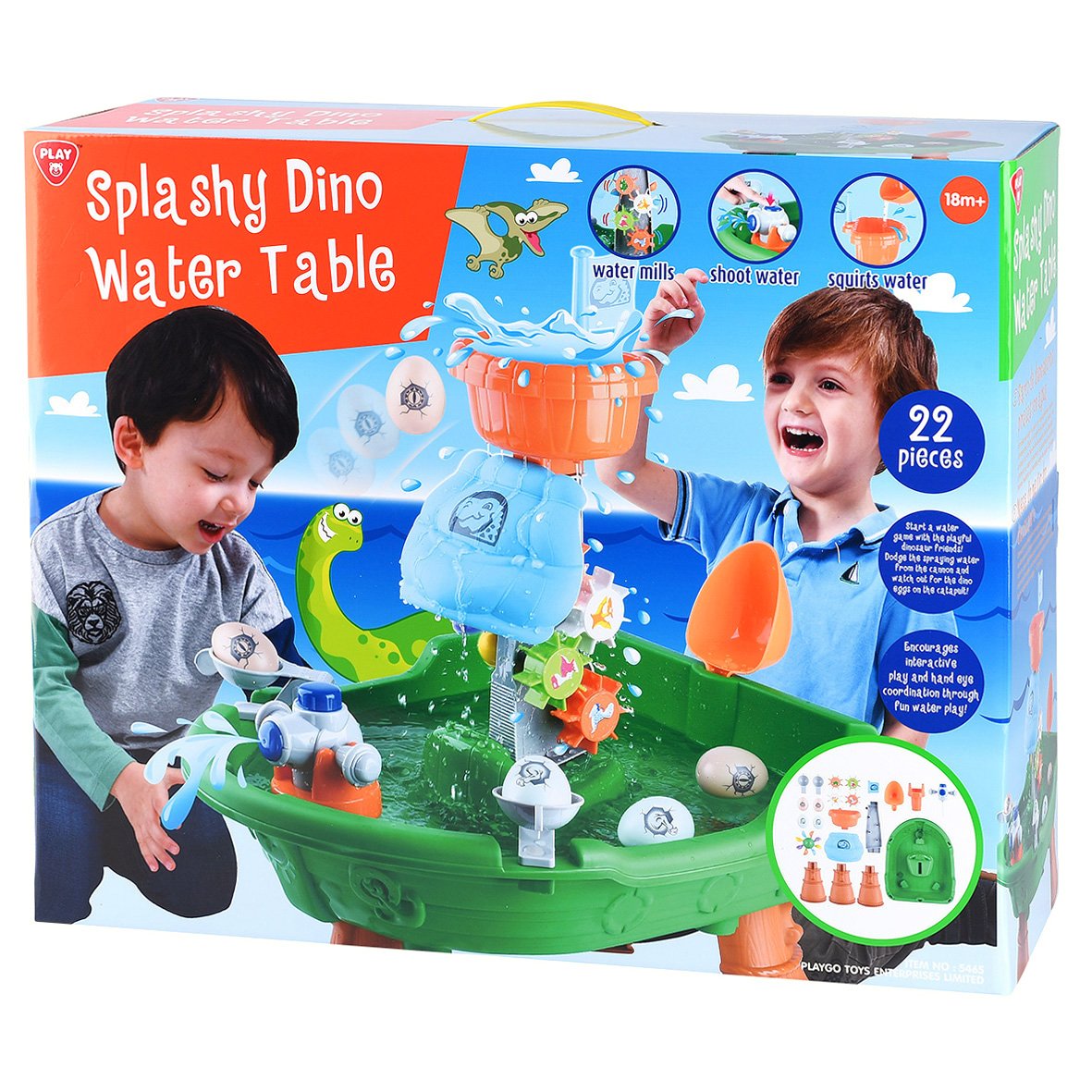 Vandens žaidimų stalas PLAYGO Splashy Dino - 2