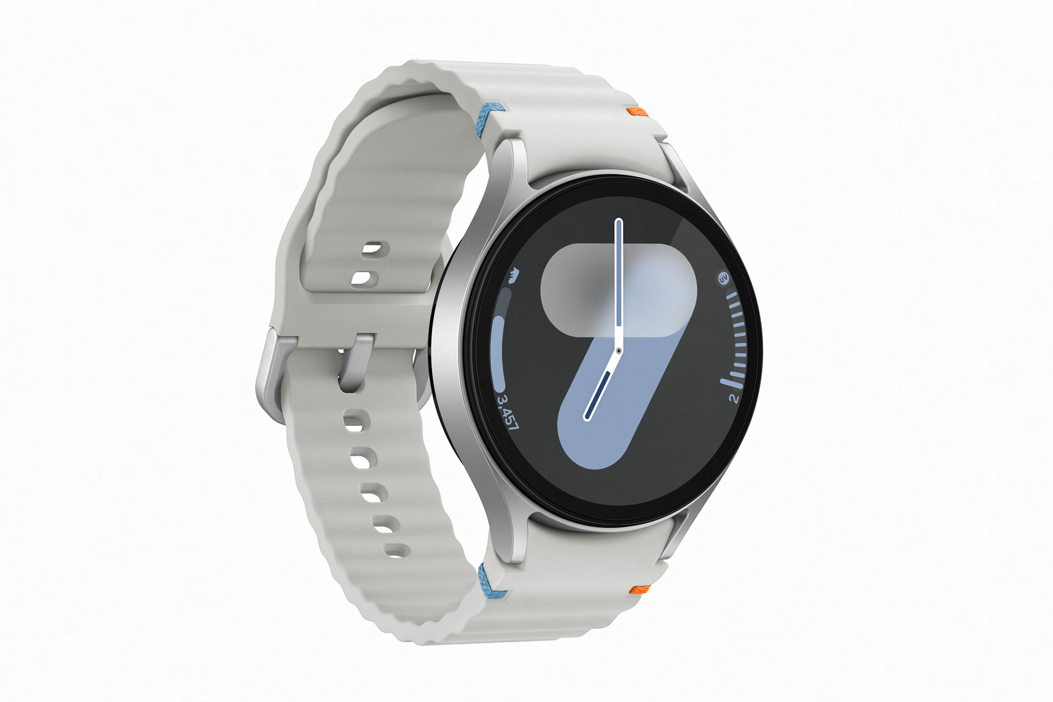 Išmanusis laikrodis Samsung Galaxy Watch 7, 44 mm, sidabro-0
