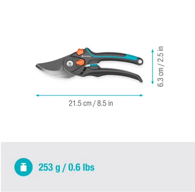 Sekatorius GARDENA PremiumCut Pro Flex, 21,5 cm, su prasilenkiančiais ašmenimis - 3