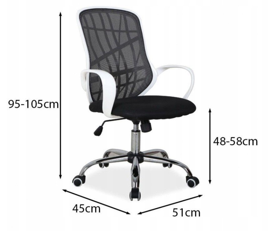 Biuro kėdė DEXTER, pilka - 2