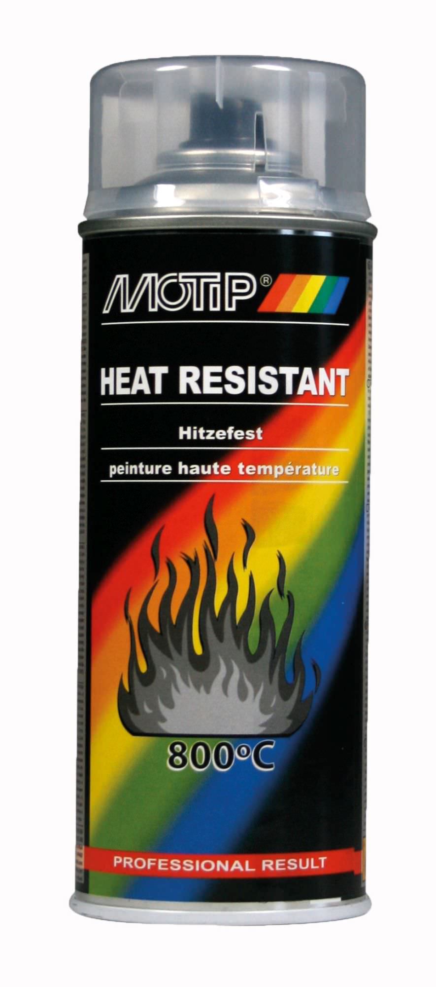 Purškiamas lakas atsparus aukštai temperatūrai MOTIP 800°C, skaidrus, 400 ml-0