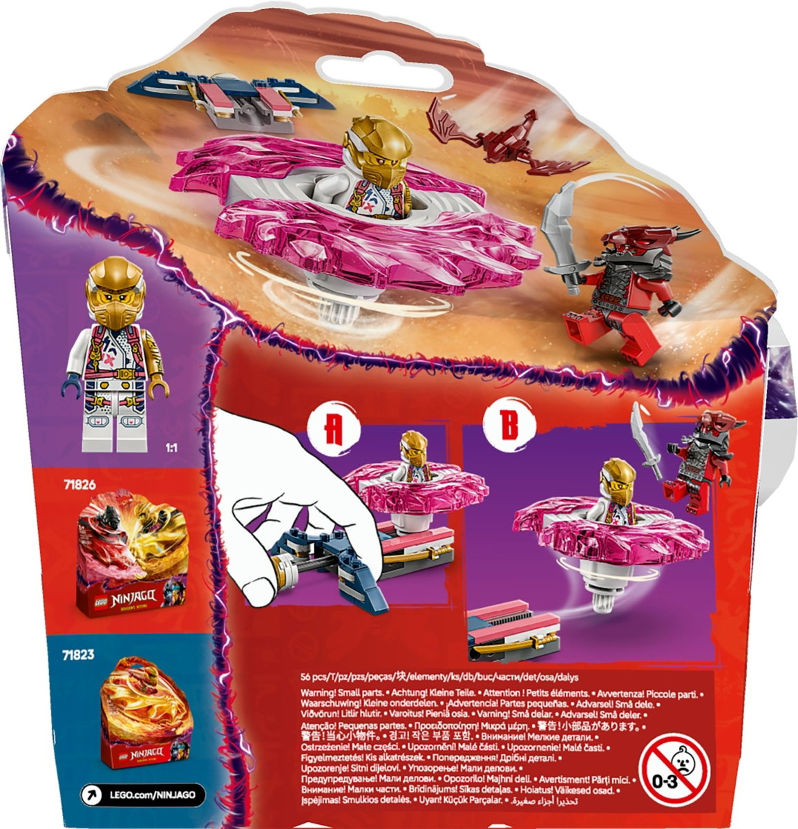 Konstruktorius LEGO® Ninjago Sora's Dragon Spinjitzu Spinner, 71824 - 8
