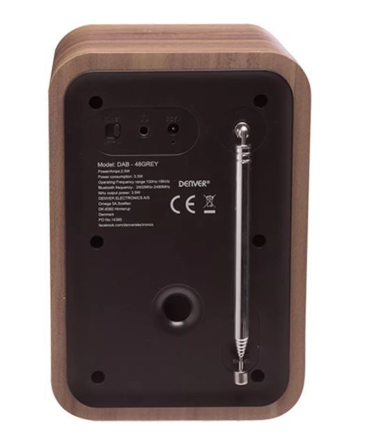 Radijo imtuvas Denver DAB-48 Grey - 7