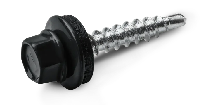 Stoginiai savisriegiai su tarpine OD-48028T9005, 4,8 x 28 mm, cinkuoti, 250 vnt.-0