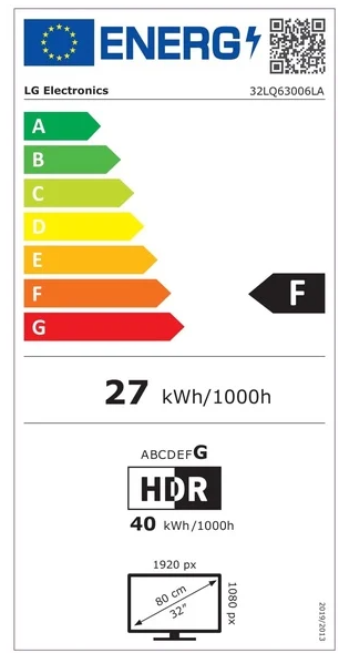 Televizorius LG 32LQ63006LA, LED, 32 " - 6