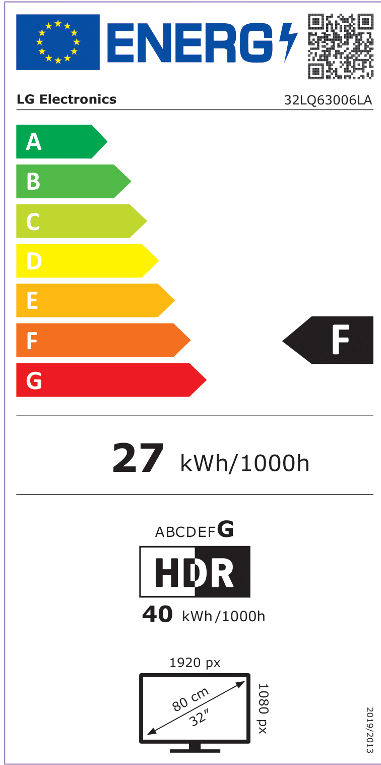 Televizorius LG 32LQ63006LA, LED, 32 " - 7