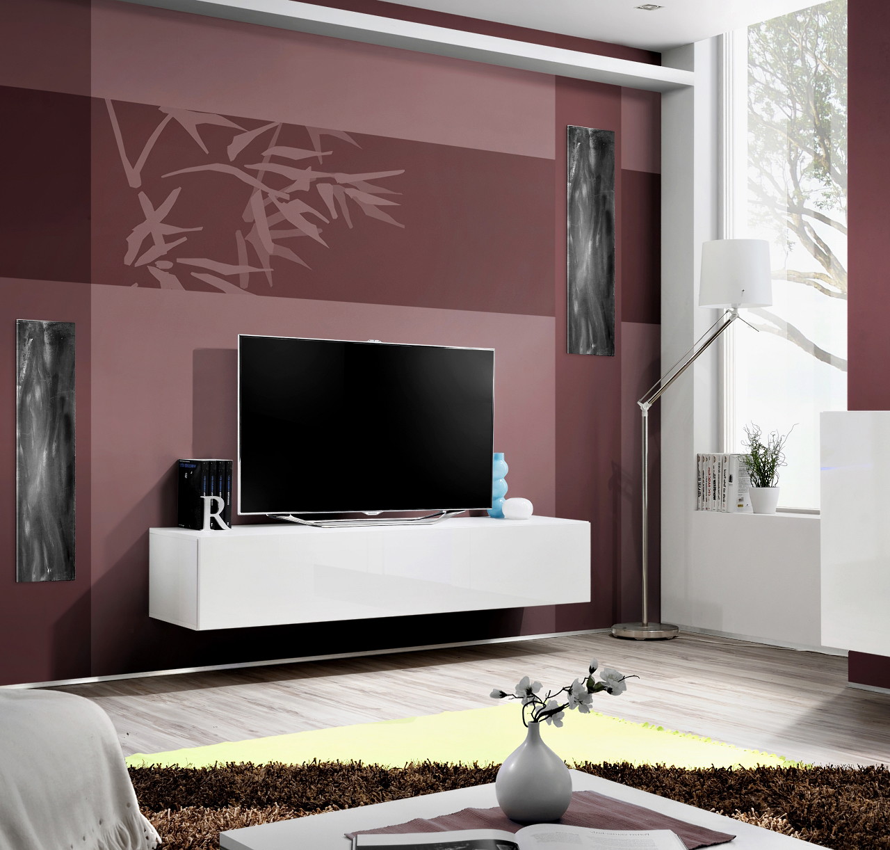 TV spintelė Fly 30, balta - 1