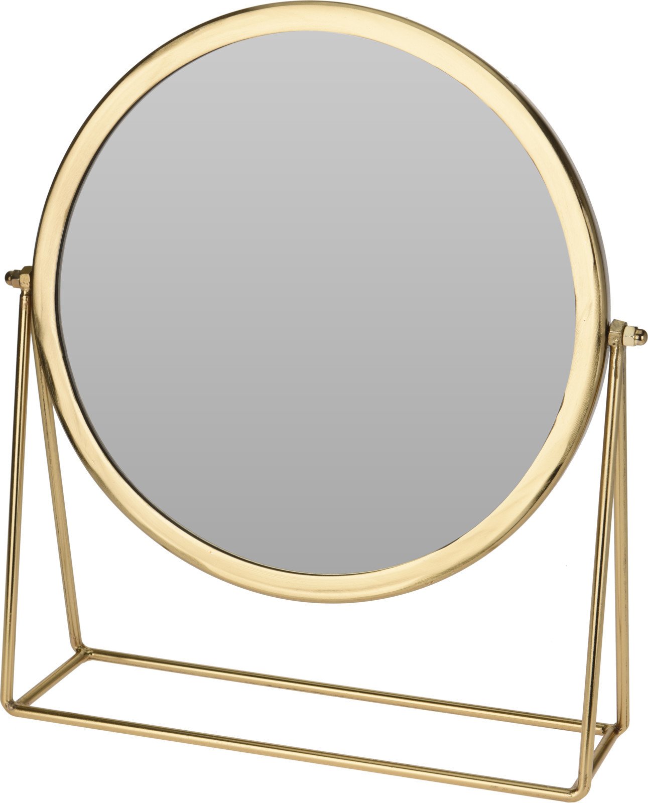 Dekoratyvinis veidrodėlis, auksinės sp., 33 x 9 x 38 cm