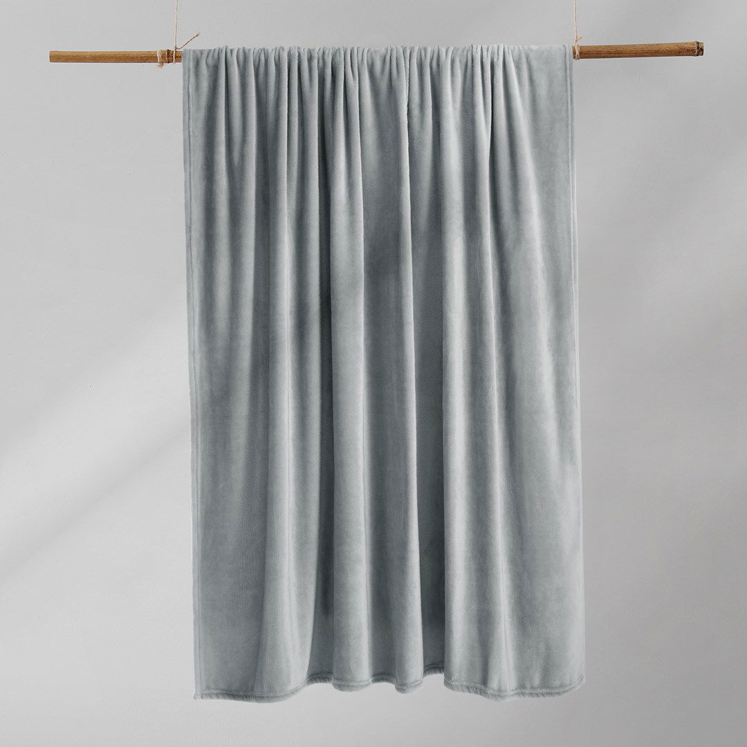 Pledas DecoKing Mic, 200x220 cm, pilka - 4