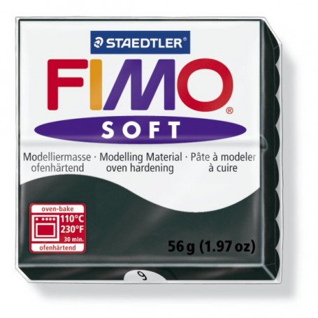 Modelinas FIMO soft , 57 g., juodos sp.