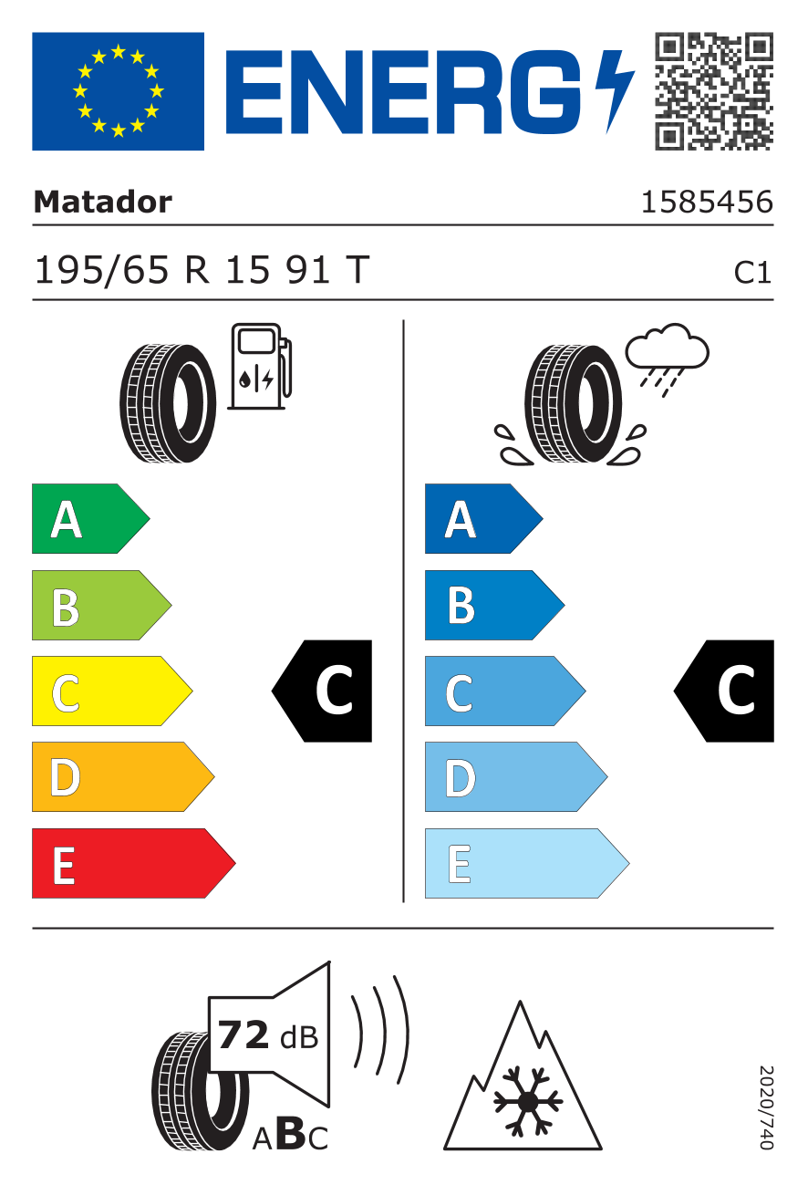 Matador MP93 Nordicca 195/65R15 91 T-1