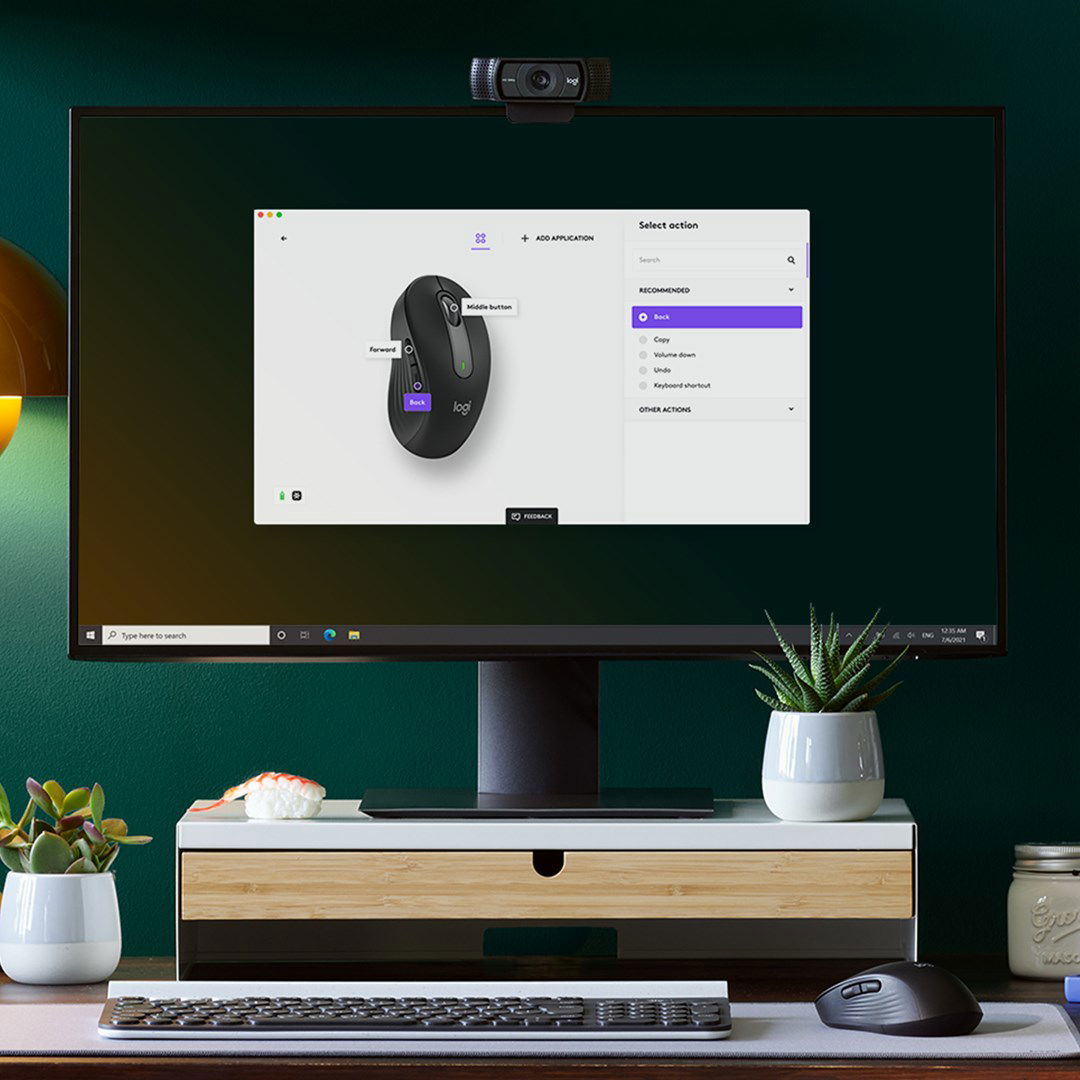 Kompiuterio pelė Logitech Signature M650, bluetooth, pilka - 4