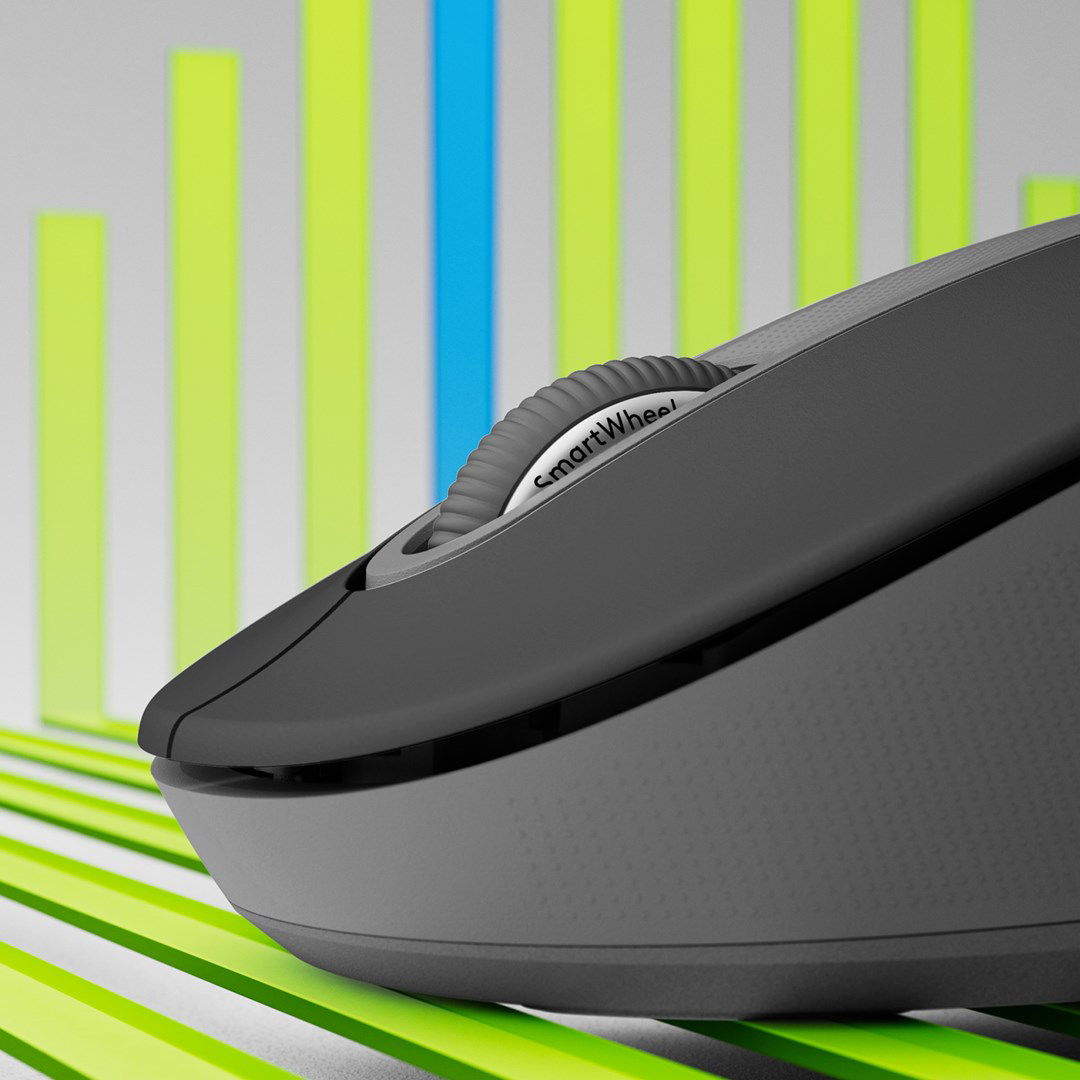 Kompiuterio pelė Logitech Signature M650, bluetooth, pilka - 2