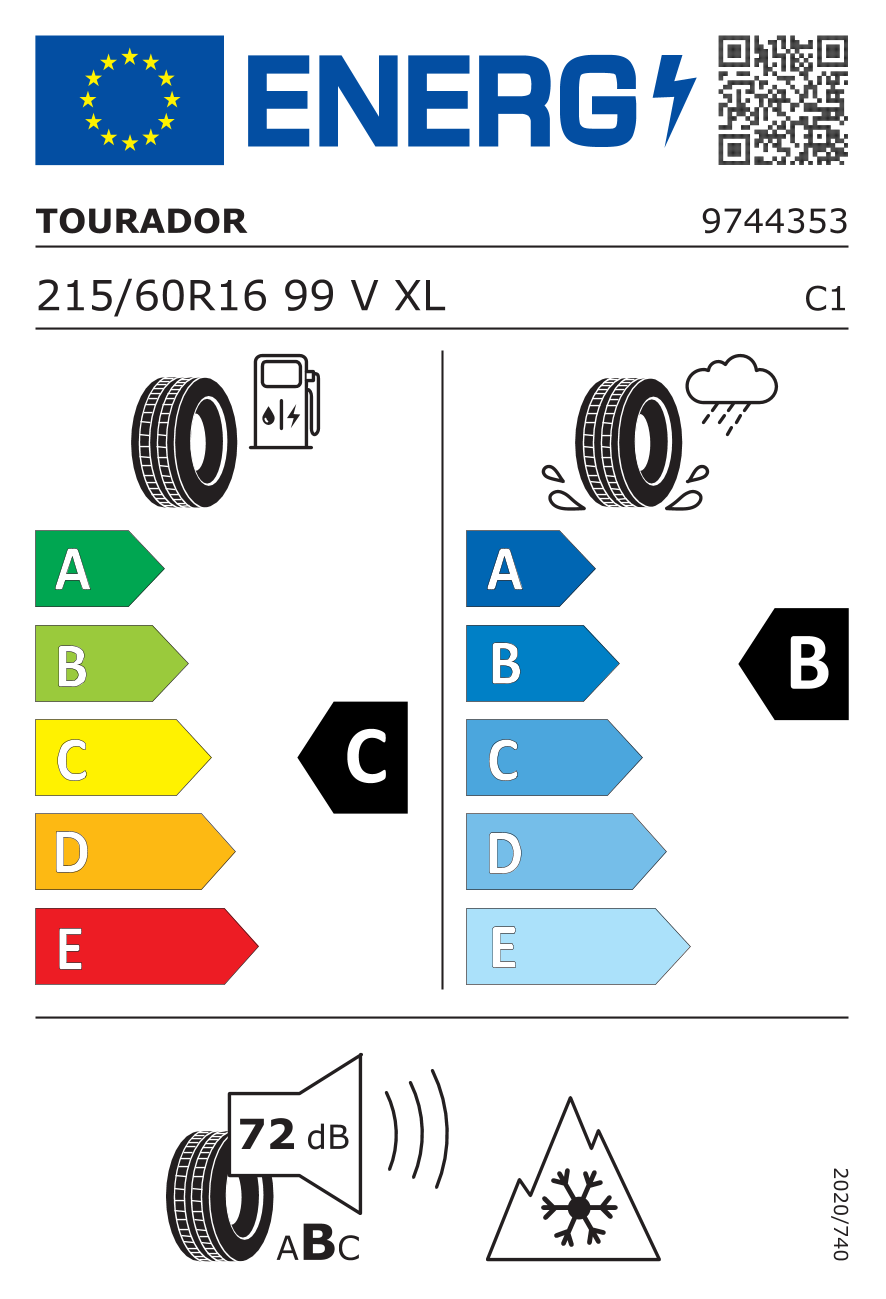 Tourador X ALL CLIMATE TF2 215/60R16 99 V - 2