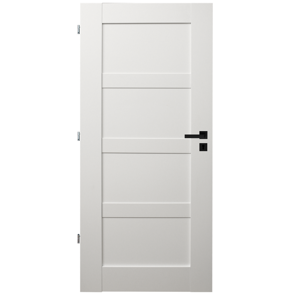 Durų varčia DOMIDOR EURO, baltos spalvos, 844 x 2030 mm, kairė-0