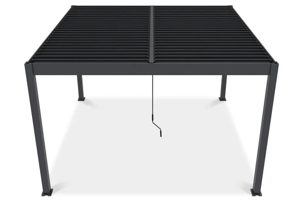 Pavėsinė Pergola ELEGANCE DUO 400x400x265 cm, Anthracite - 5