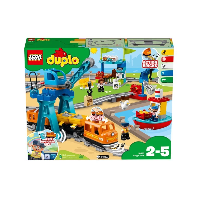 Konstruktorius LEGO® Duplo Krovininis traukinys 10875