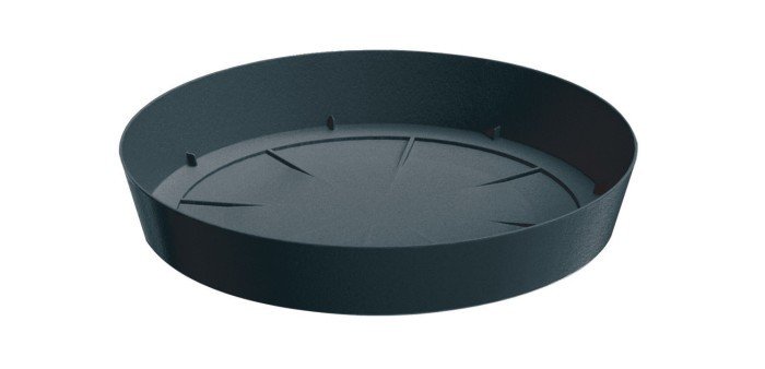 Plastikinė lėkštelė LOFLY, juodos sp., 30,5 x 4,9 cm