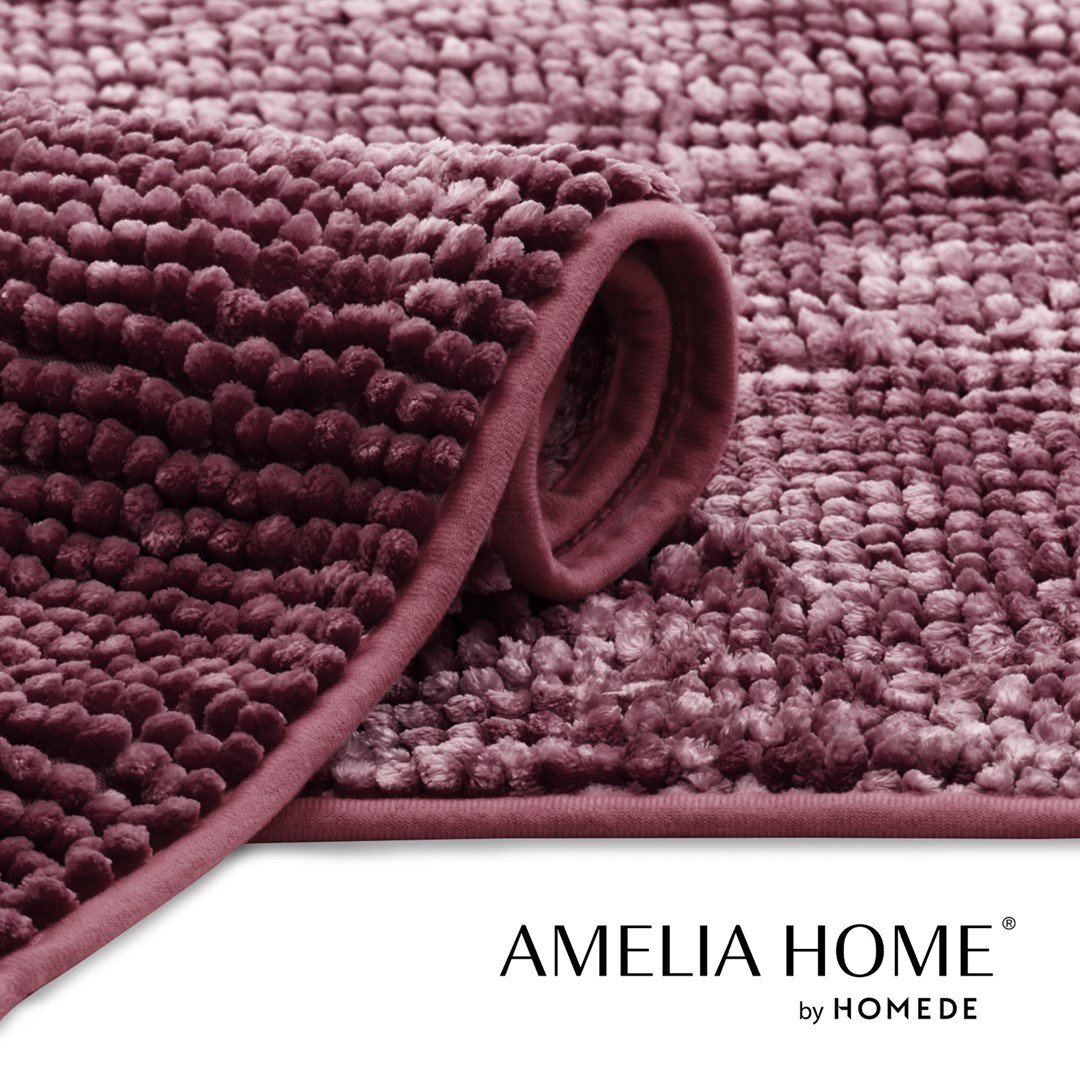 Vonios kilimėlis AmeliaHome BATI Pink, 70x120 cm - 2