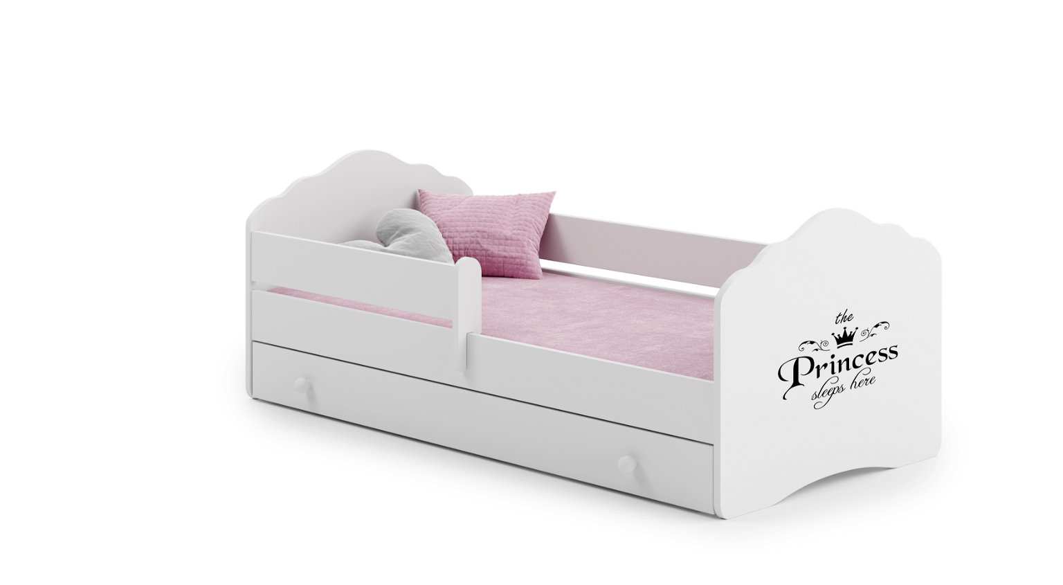 Vaikiška lova su stalčiumi Fala Bar Princess , 140x70 cm