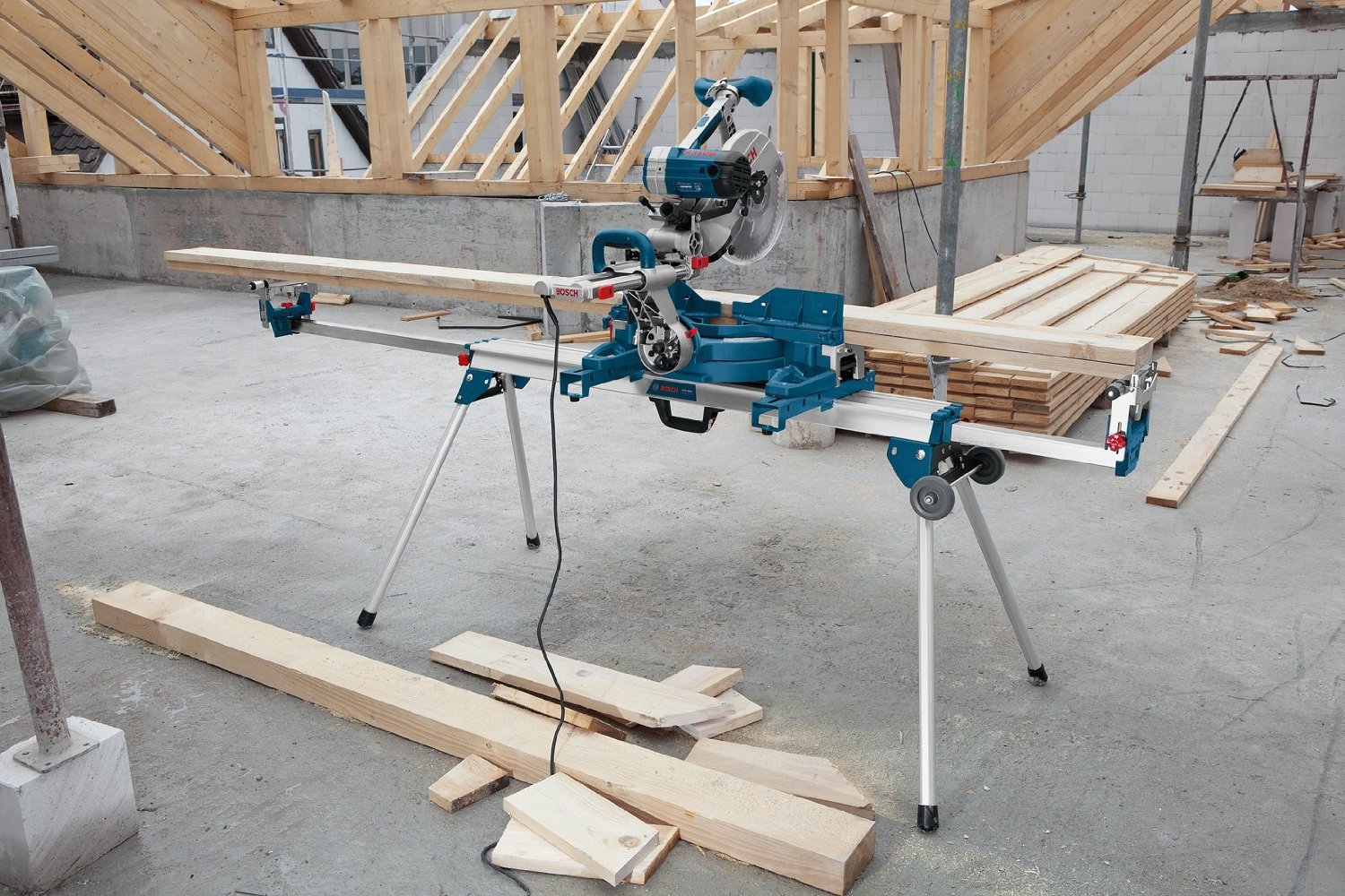 Pjovimo staklių stovas BOSCH PRO GTA 3800 - 5