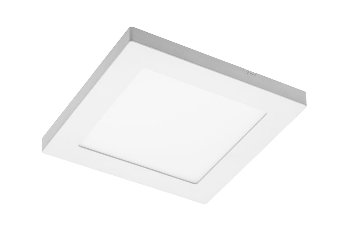 Įleidžiama LED panelė GTV MOZA, IP40, 12 W, 1000 lm, 4000 K, reguliuojamas skylės skersmuo, 18x18 cm