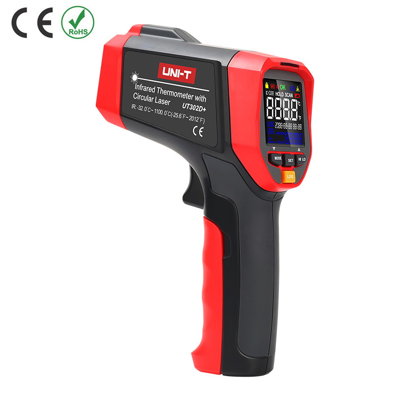 Infraraudonųjų spindulių termometras UNI-T UT302D+-0