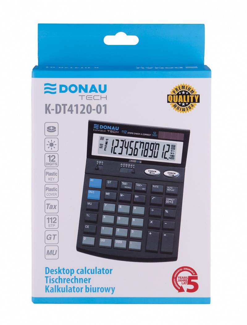 Skaičiuotuvas DONAU K-DT4120-01-1