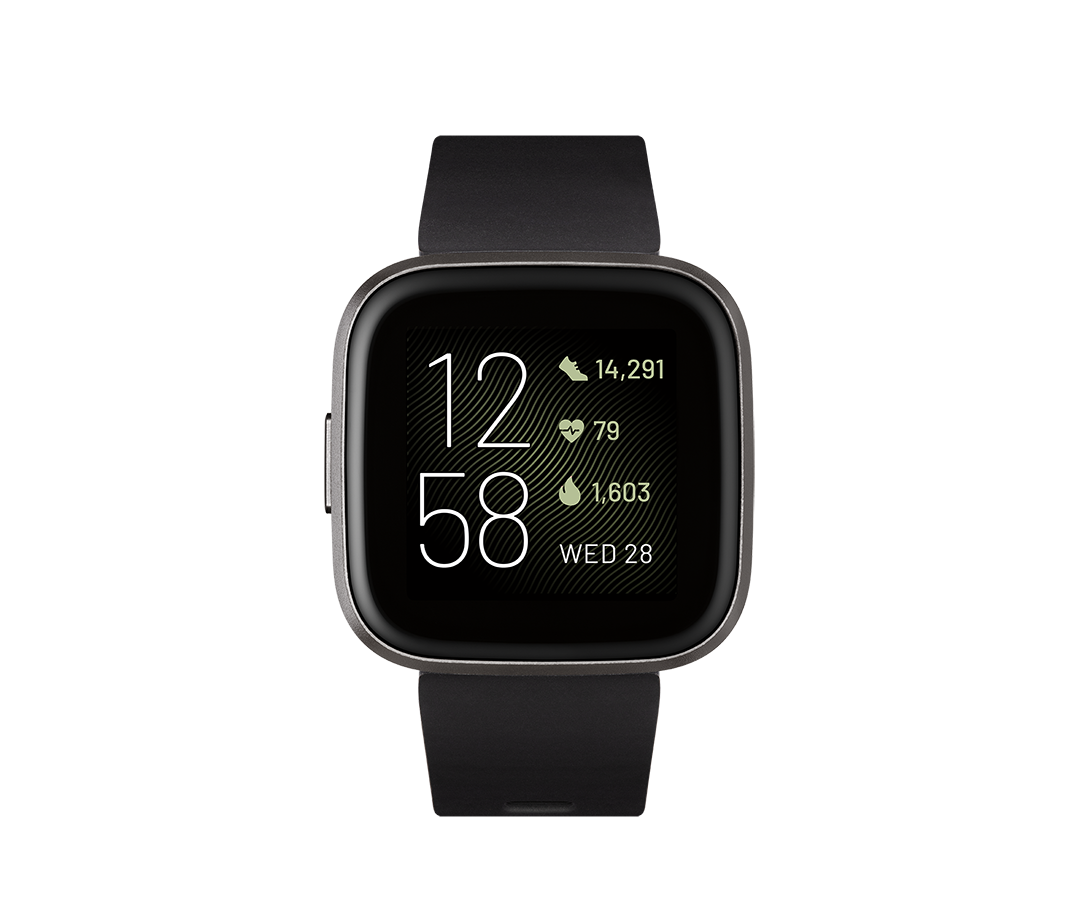 Išmanusis laikrodis Fitbit Versa 2, juodas - 2