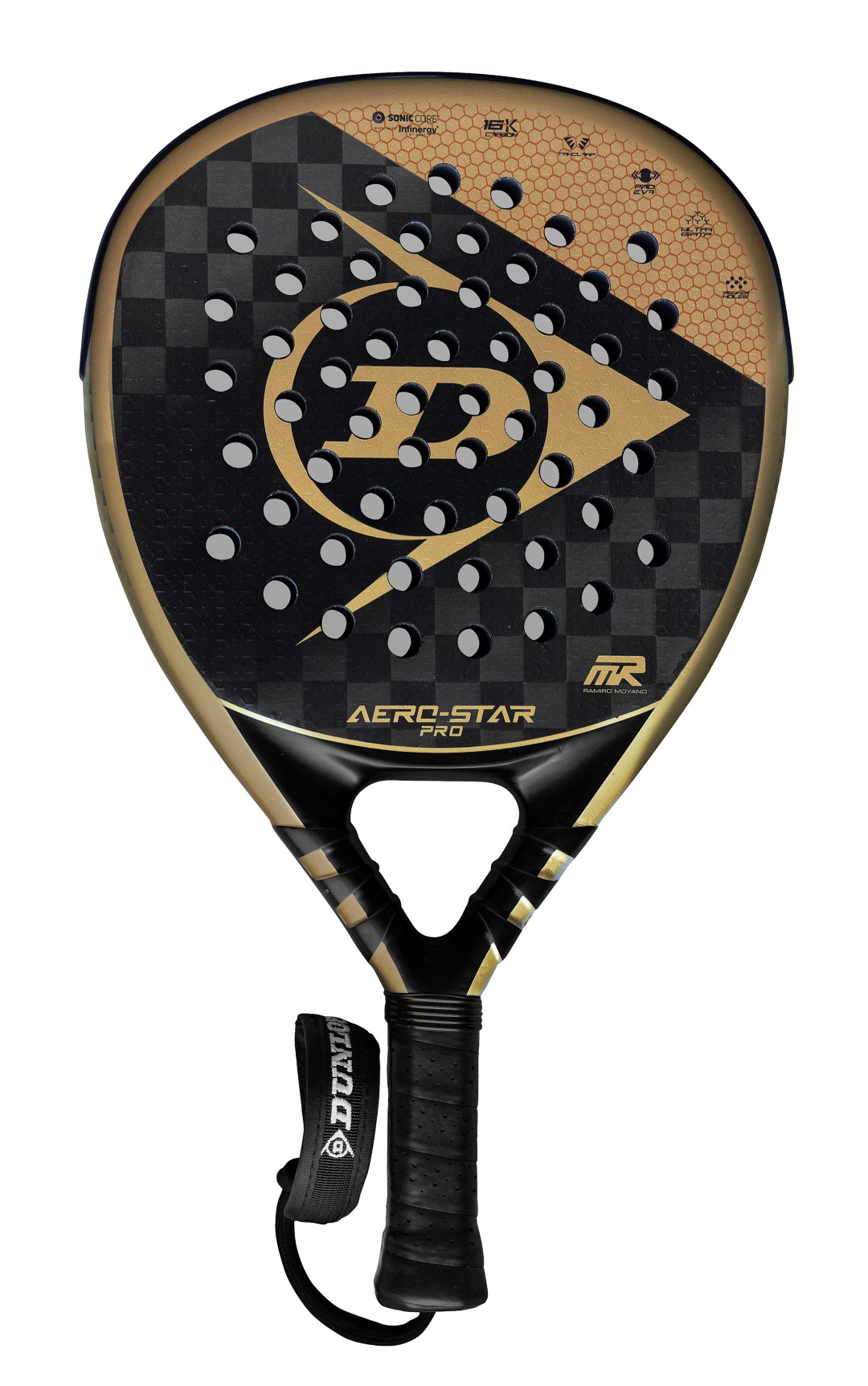 Padel raketė Dunlop AERO-STAR PRO 16K-0