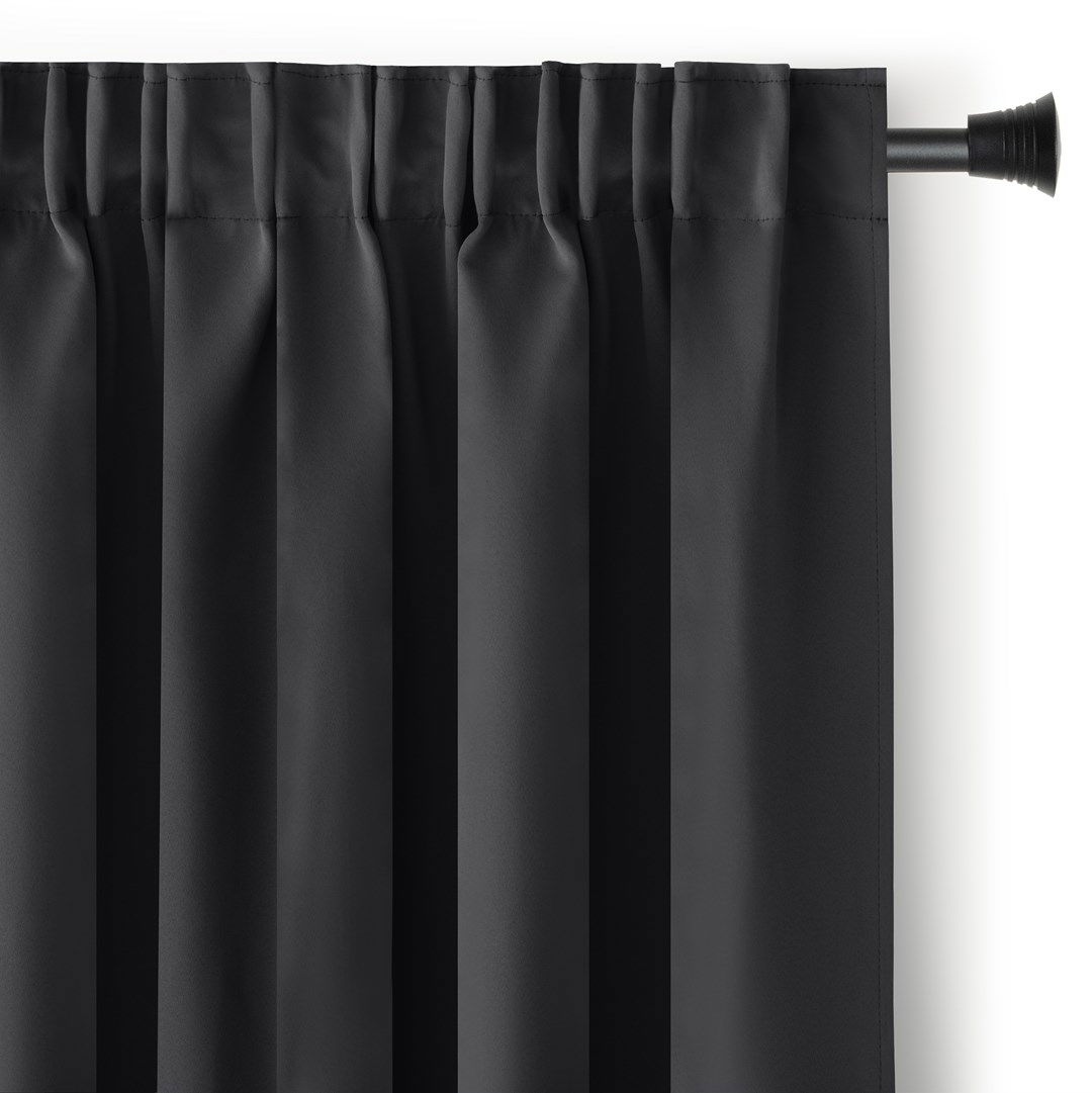 Naktinė užuolaida AmeliaHome BLACKOUT,  140x245 cm, juoda - 1