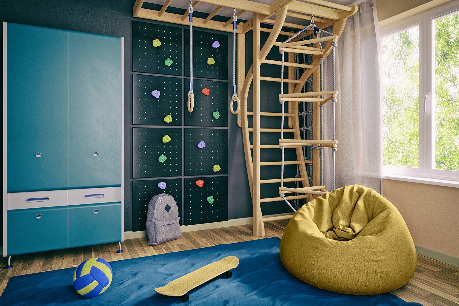Sėdmaišis Como, žalias - 1