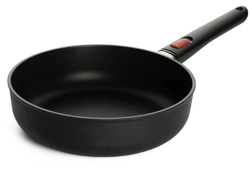 Gili liejinio keptuvė WOLL Diamond QXREco Lite,nepridegančia danga, nuimama rankena, 28 cm - 1