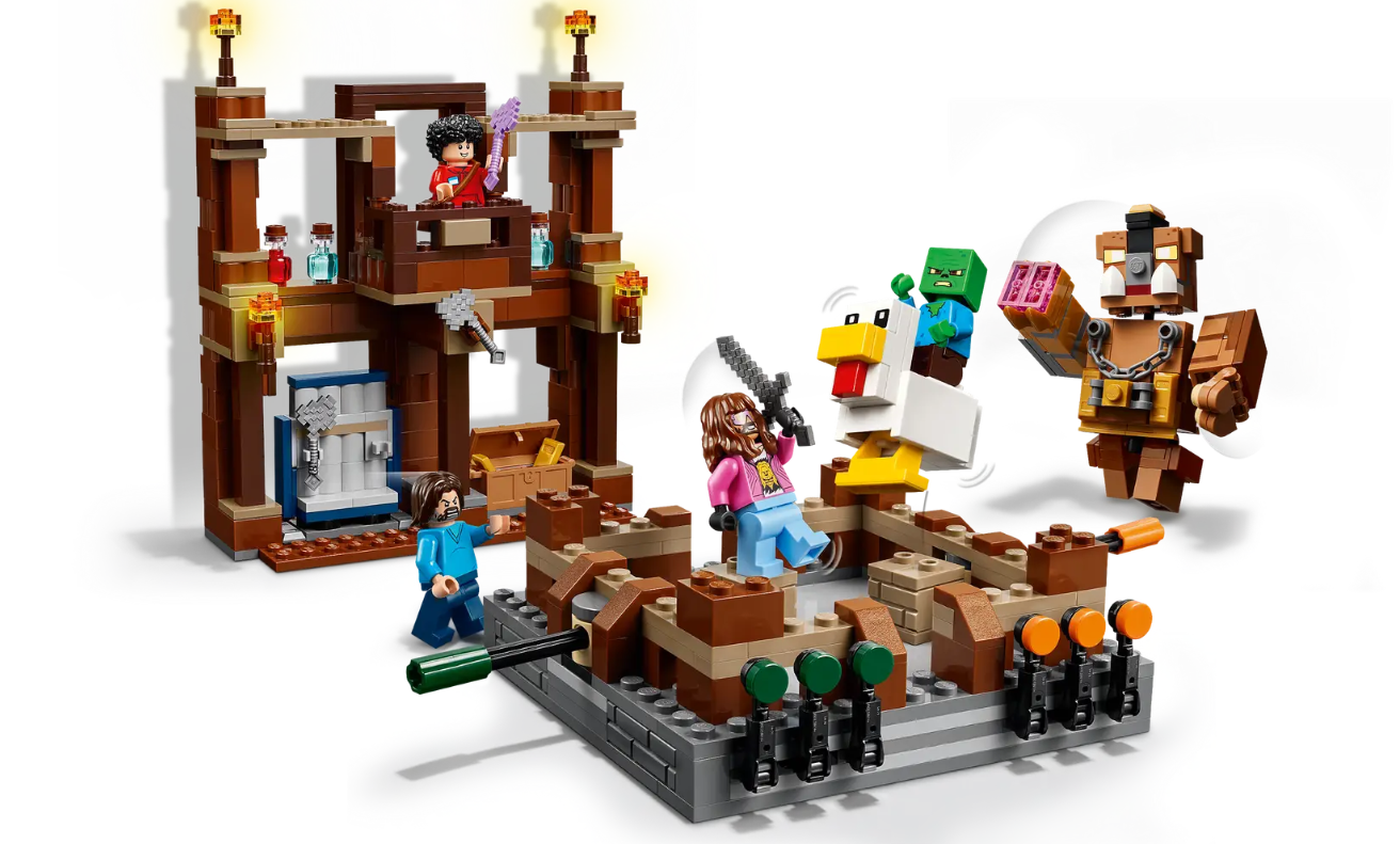 Konstruktorius LEGO Minecraft Woodland Mansion Fighting Ring - 2