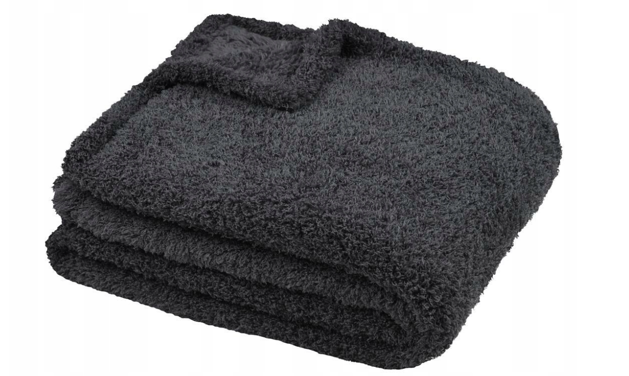 Pledas STOF MONTREAL ANTHRACITE, 180 x 220 cm, 100% poliesterio-0