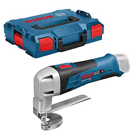 Akumuliatorinės kerpamosios skardos žirklės BOSCH PRO GSC 12V-13 (be akum., su L-BOXX)-0