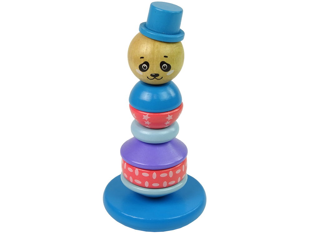 Medinė lavinamoji piramidė Panda - 5