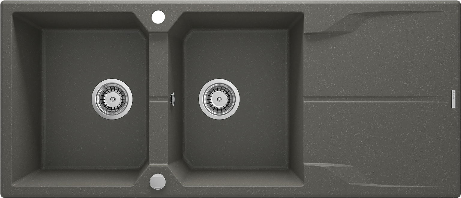 Deante granitinė virtuvinė plautuvė Deante Andante ZQN T213, Anthracite - 1