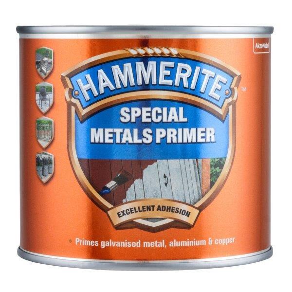 Metalo gruntas HAMMERITE SPECIAL METALS PRIMER, raudonos sp., 500 ml-0