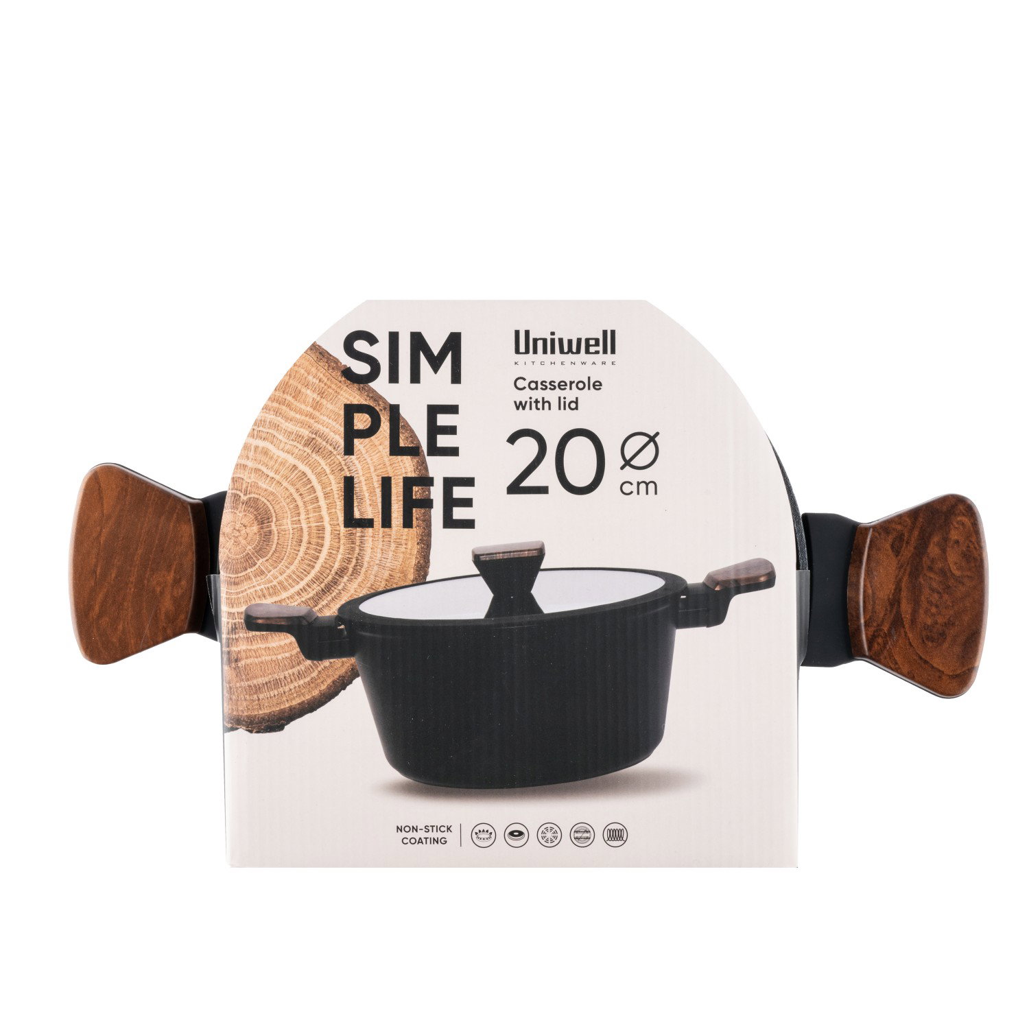 Puodas su dangčiu UNIWELL, 20 cm-1