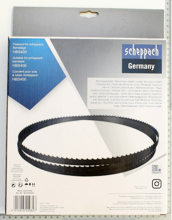 Pjovimo juosta Scheppach HBS400 2240 x 6 x 0.35 / 24 Z/Z-0