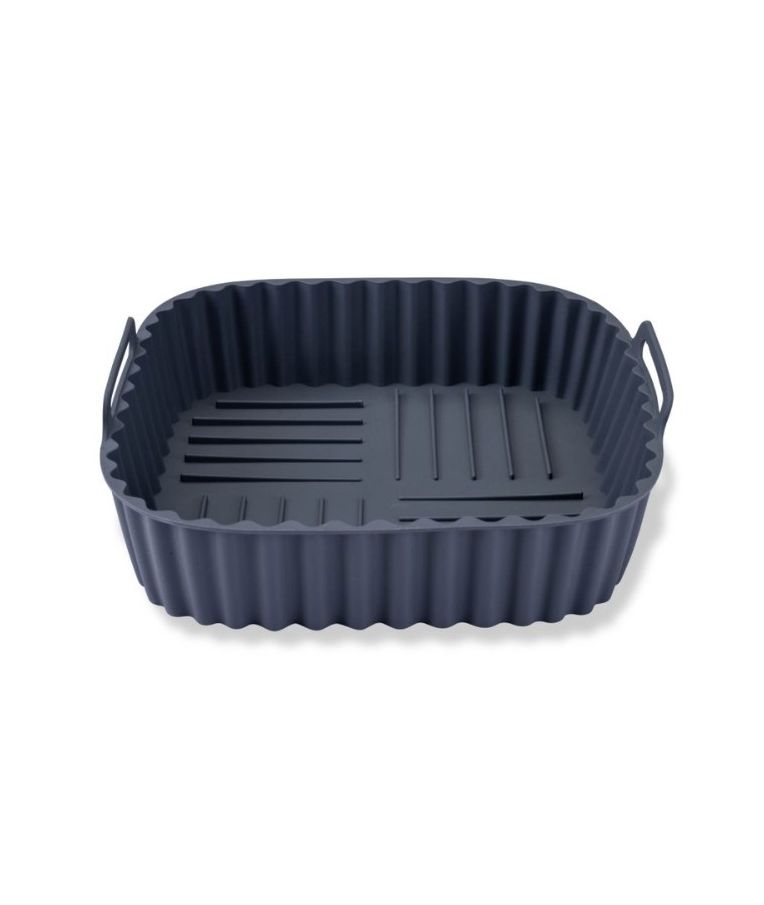 Karšto oro gruzdintuvės silikoninis kepimo padėklas FACKELMANN, kvadratinės f., 19 cm-0